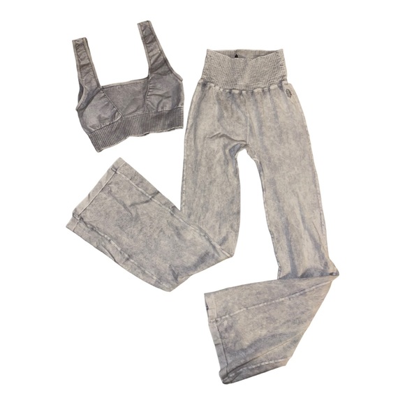 Free People Pants - NEW Free People Movement Good Karma Flare Pants & Bra Crop top